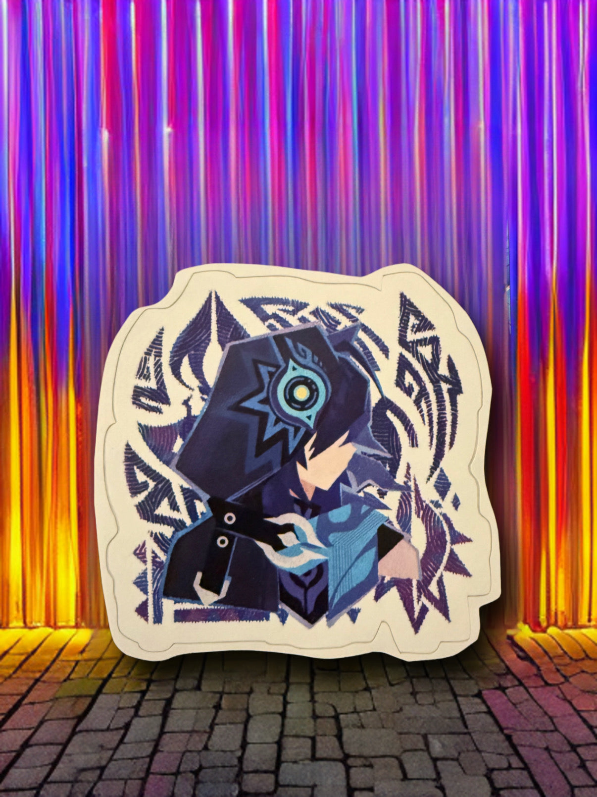 Iktomi Spiritseeking Scrolls Sticker 3x3 inch