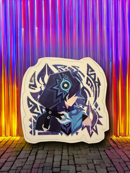 Iktomi Spiritseeking Scrolls Sticker 3x3 inch